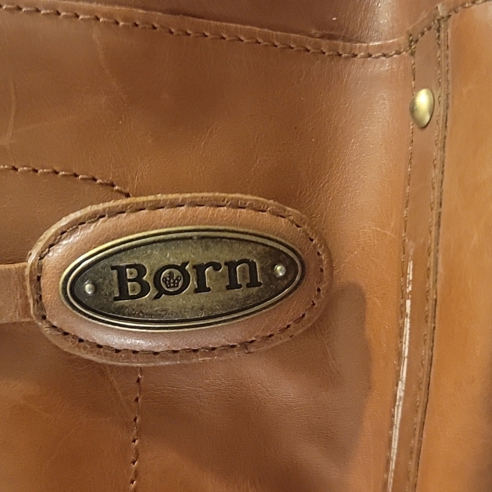All leather BORN  shoulder bag - Picture 4 of 6
